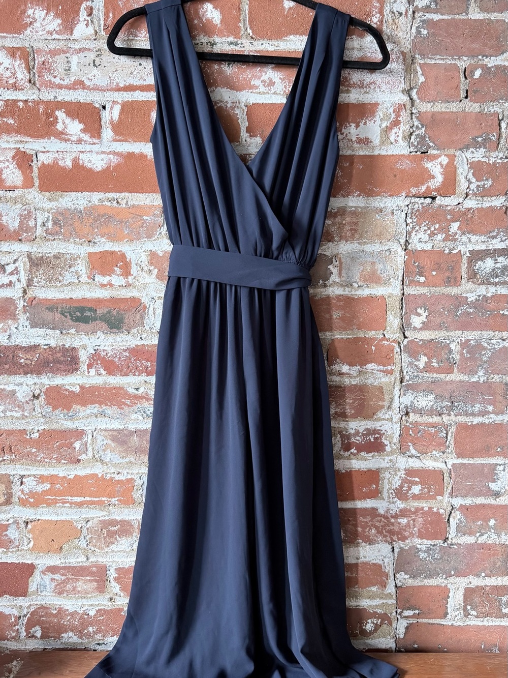 Aritzia Babaton Navy Blue Maximillian Jumpsuit Romper